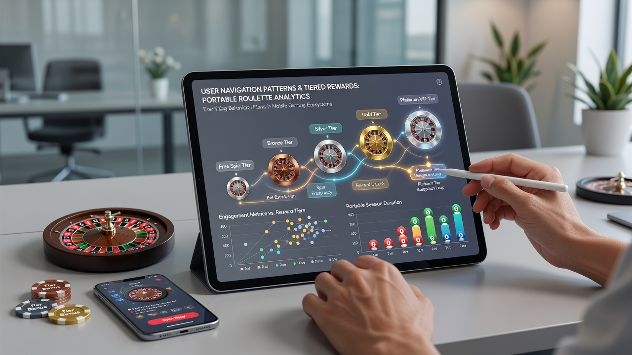 Mobiele interface met getrapte beloningen en navigatiepatronen
